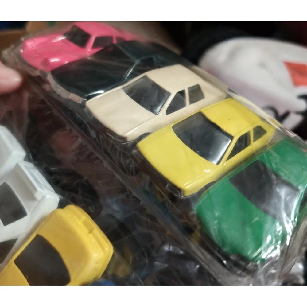 40 Pc Diecast Toy Car Lot Set Sealed Ames Department Store Bargain Bag VTG RARE